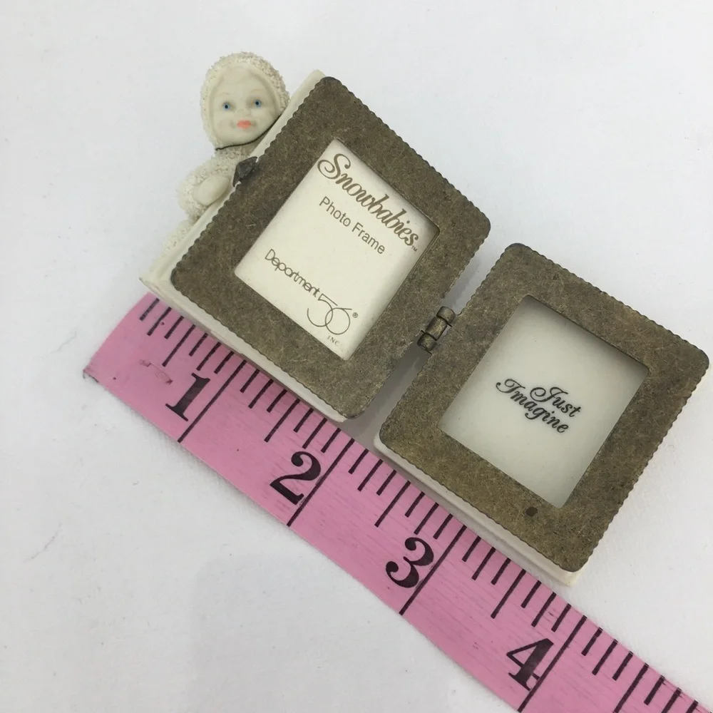 Department 56 Baby's First Picture Frame Snowbaby Angel Miniature Box Frame